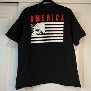 METAL MULISHA America Shirt Y2K VINTAGE Graphic Tee Patriotic Rare T-Shirt XL